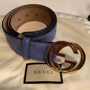 AUTHENTIC GUCCI Signature Leather Belt NEW!